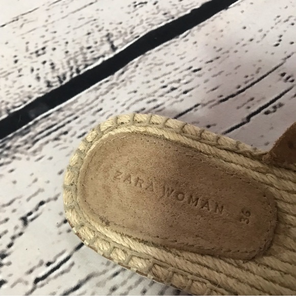Zara Soft Suede Espadrilles/ Sandals - Picture 3 of 7